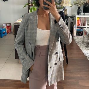 Aritzia Babaton Samuel Check Blazer (2)